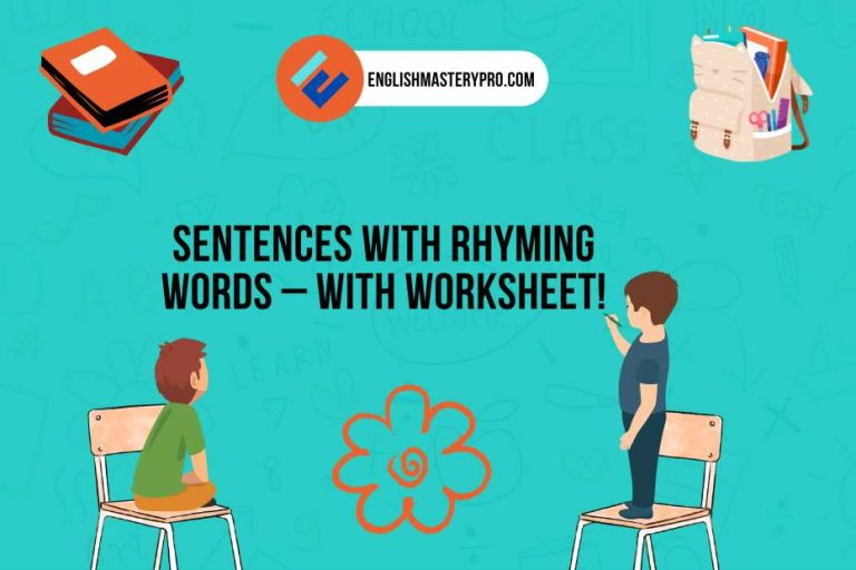 400 Four Words Sentences For Kids! - English Mastery Pro